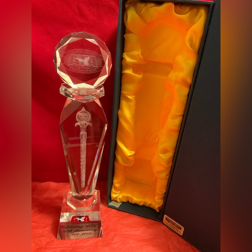CRYSTAL AWARD TROPHY